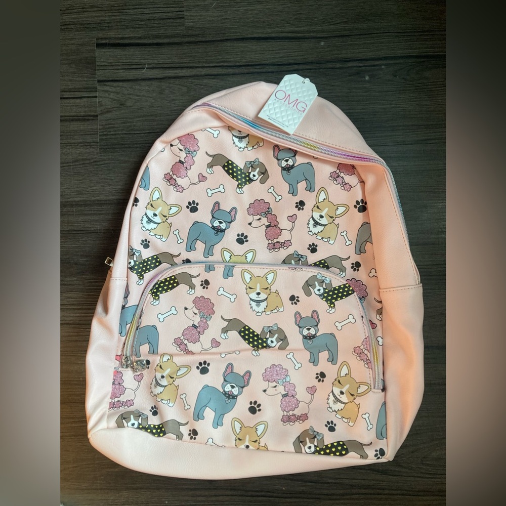 OMG dog book bag new